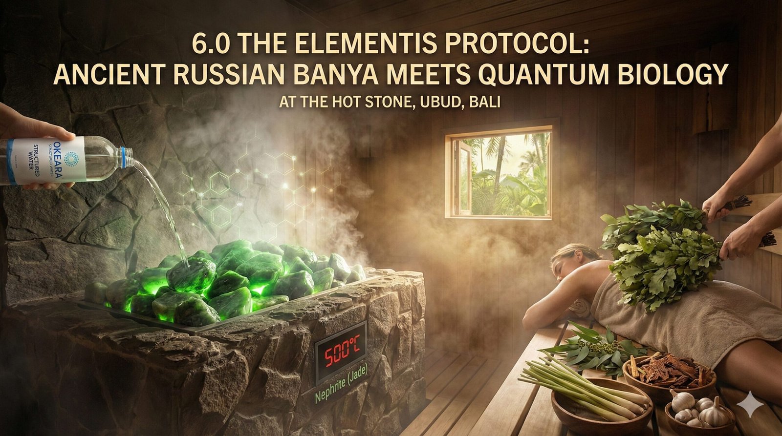 The Elementis Protocol: Ancient Russian Banya Meets Quantum Biology